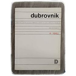 Dubrovnik: časopis za kulturu 4/1982.