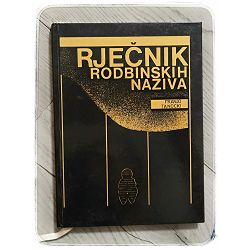 Rječnik rodbinskih naziva Franjo Tanocki