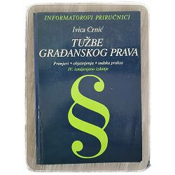 Tužbe građanskog prava: primjeri, objašnjenja, sudska praksa Ivica Crnić