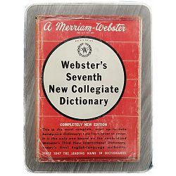 Webster's seventh new collegiate dictionary 