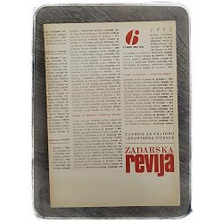 Zadarska revija: časopis za kulturu i društvena pitanja 6/1983.
