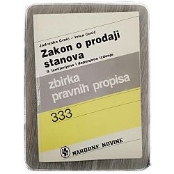 Zakon o prodaji stanova Jadranko Crnić, Ivica Crnić